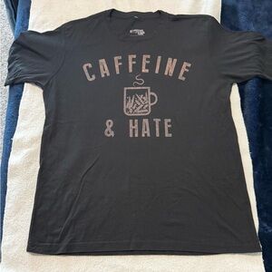 Black Graphic up Tee